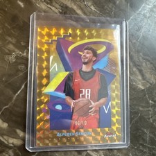 2024-25 Topps Finest 07/10 Alperen Sengun Gold Refractor Houston Rockets SSP