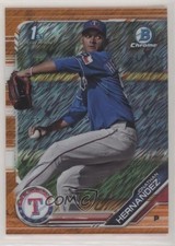 2019 Bowman Orange Shimmer Refractor 14/25 Jonathan Hernandez #BCP-119 2a9