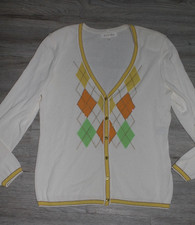 ESCADA HAUPTLINIE, Cardigan Strickjacke, Jacke, Gr. 40/42/44 - LOGO W. NEU