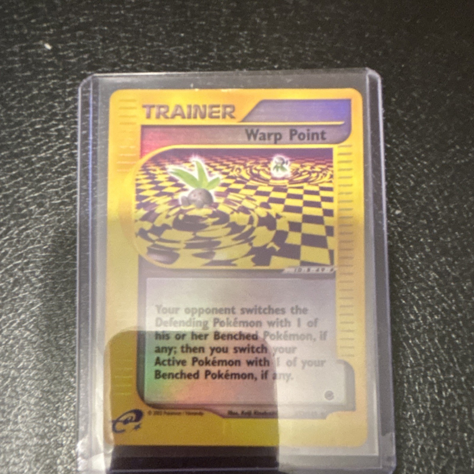Pokémon Warp Point 152/165 Expedition Base Set Trainer Reverse Holo Uncommon
