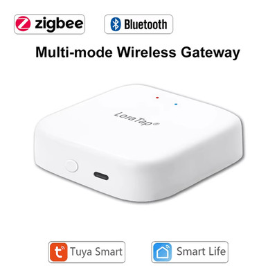 Loratap Tuya Multi-Mode Wifi Zigbee 3.0 Bluetooth Mesh Gateway Hub Bridge Wirele