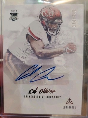2019 luminance rookie auto Ed Oliver /349 RI-EO