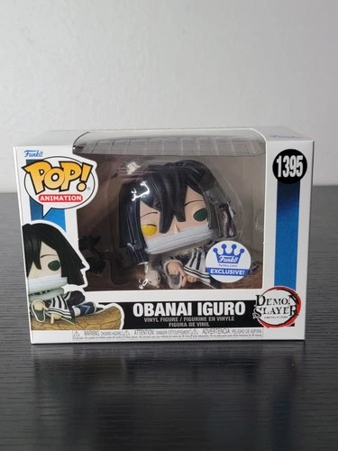🔥Funko Pop! Demon Slayer: Obanai Iguro #1395 Rare Funko Shop Exc. W/Protector🔥