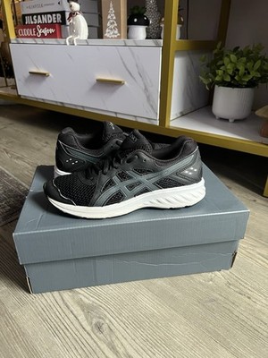Size 5 - Asics Jolt 2  Black White  GS