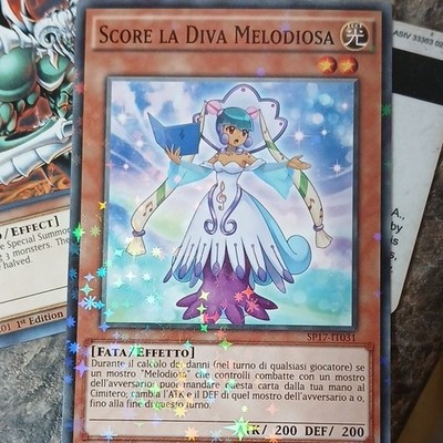 Yu-Gi-Oh! Konami Score la Diva Melodiosa SP17-IT031 Holo Italian 1st Edition