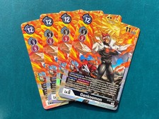 Gankoomon ST12-11 Playset Starter Deck Jesmon Digimon Card Game x4