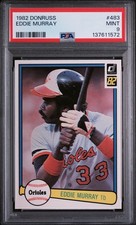 1982 Donruss #483 Eddie Murray PSA 9 beauty