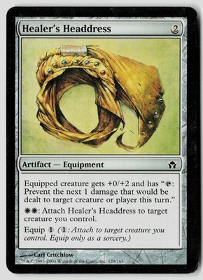 Healer's Headdress 129 Common Fifth Dawn Magic: The Gathering Damaged