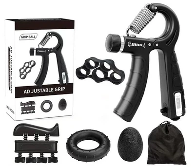 Juego de fortalecedor de agarre de mano ajustable 5-60 kg ejercitador de dedos entrenador de antebrazo