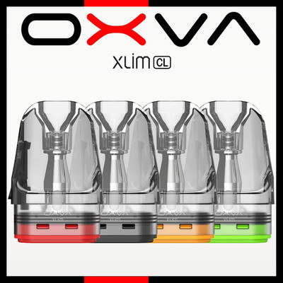 OXVA Xlim Top Fill CL Pod - 3 ml - 0.4 Ω, 0.6 Ω, 0.8 Ω oder 1.2 Ω - 3 Stück