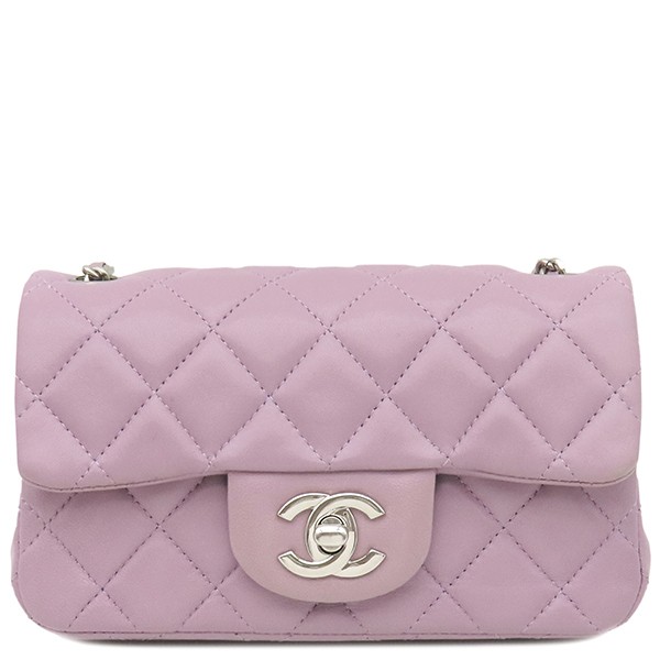 Chanel Mini Matelasse 17 Purple Light Chain Shoulder Bag 344644