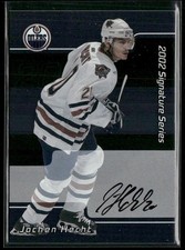 2001-02 Be a Player Signature Series Jochen Hecht Auto #157 Edmonton Oilers