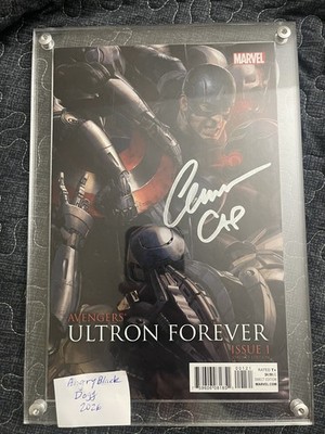 Chris Evans  CAP  signed Ultron Forever #1 Marvel VARIANT Movie 1:10 see photos