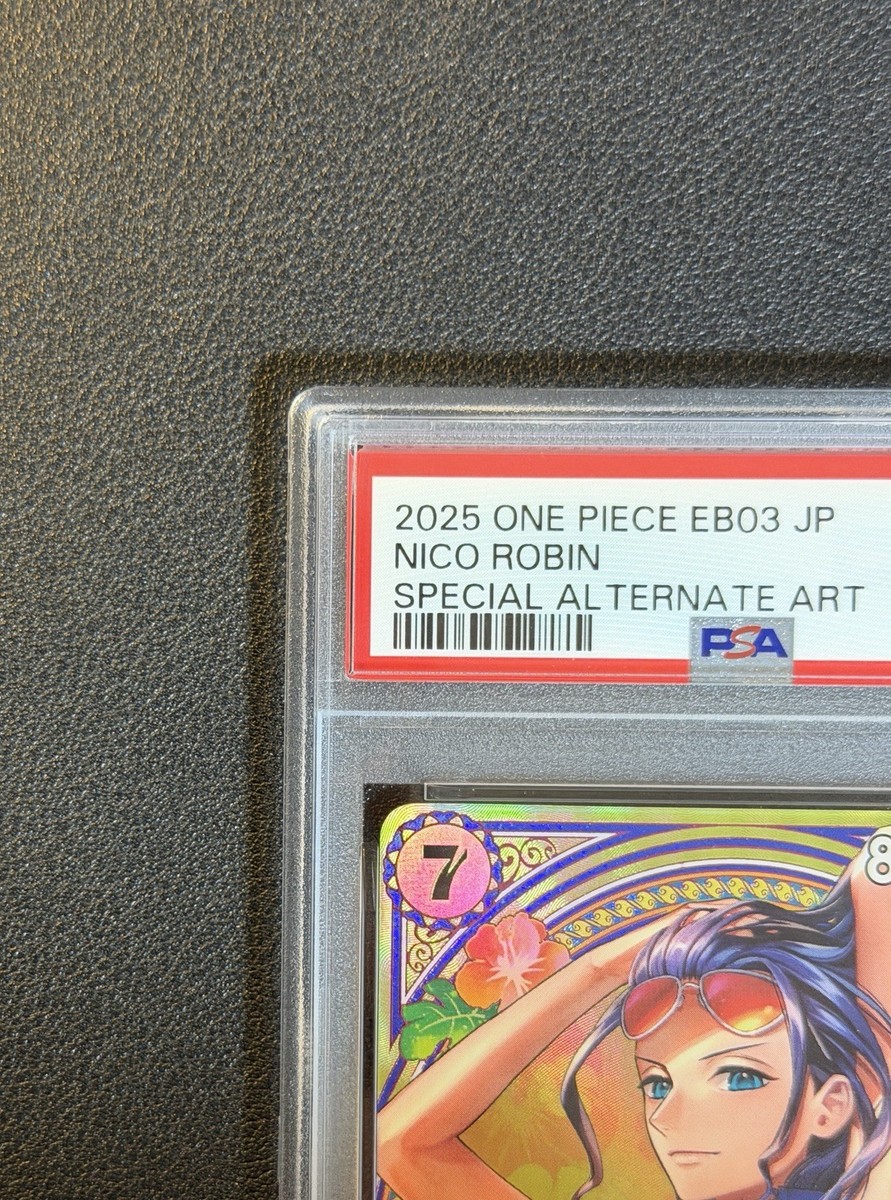 PSA 10 Nico Robin EB03-055 SP SR Parallel ONE PIECE Card Heroines