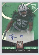 2014 Elite Rookie Turn of the Century Signatures 87/99 Calvin Pryor Auto 0b2