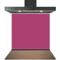 Magenta Glass Splashback for Kitchen Toughened Heat Resistant Cooker Tile