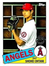 2020 Topps Update #85TB-47 Shohei Ohtani 1985 Topps Baseball 35th Anniversary