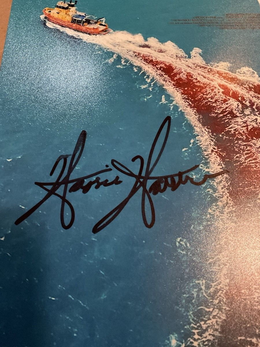 Hassie Harrison signed photo 12x18 Dangerous Animals signed BAS