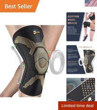 Copper Knee Brace for Women and Men -Knee Sleeves for Knee Pain -Arthritis Pa...