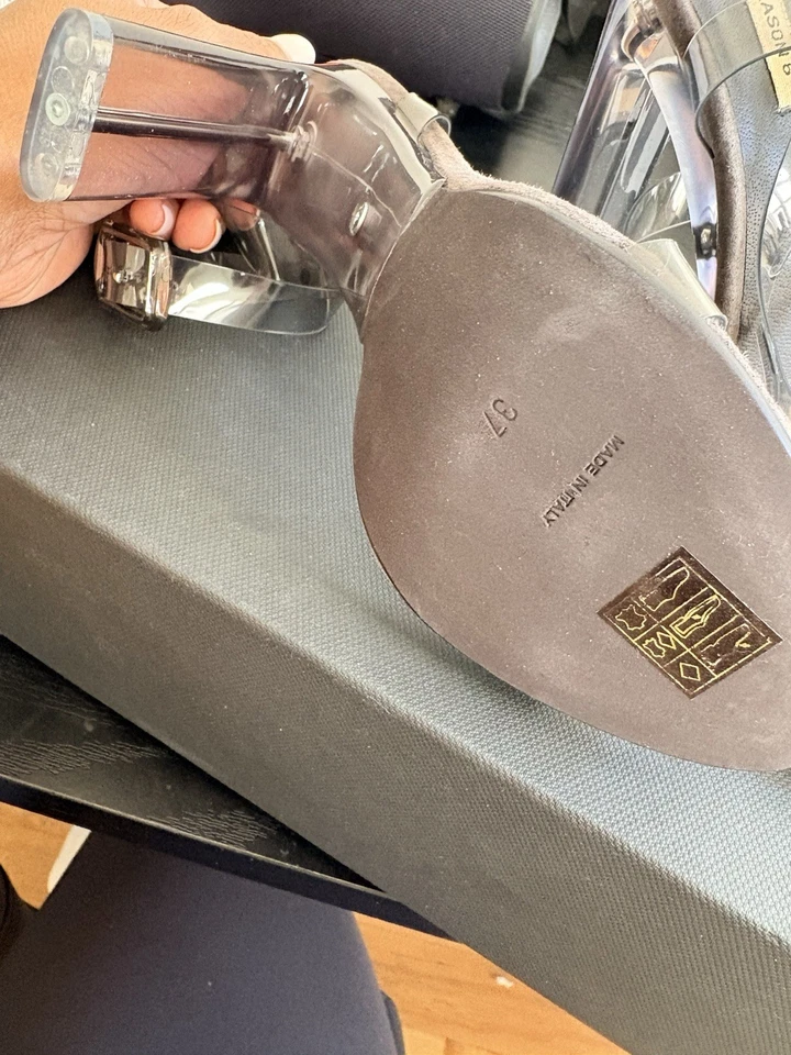 YEEZY temporada 2 | Sandalias pvc transparentes 36 Foto 4 de 4