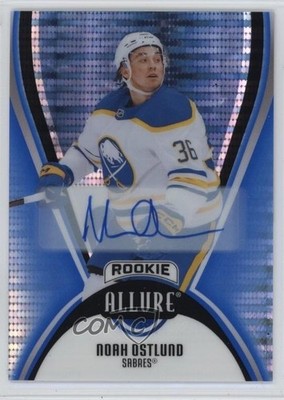 2025 Upper Deck Allure Rookies Blue Line 17/35 Noah Ostlund Rookie Auto RC 10w9