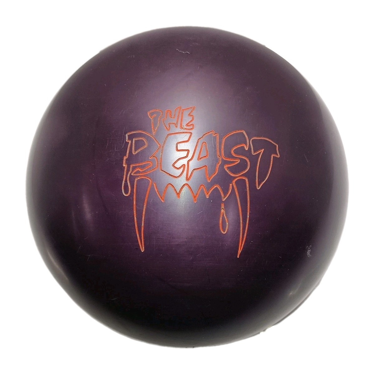 Vintage Columbia 300 The Beast Bowling Ball 14 lb 4 oz Purple