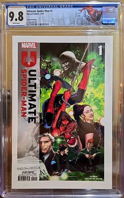 Ultimate Spider-Man #1 Custome Label CGC 9.8-R. B. Silva (Marvel Comics) 2nd Pri