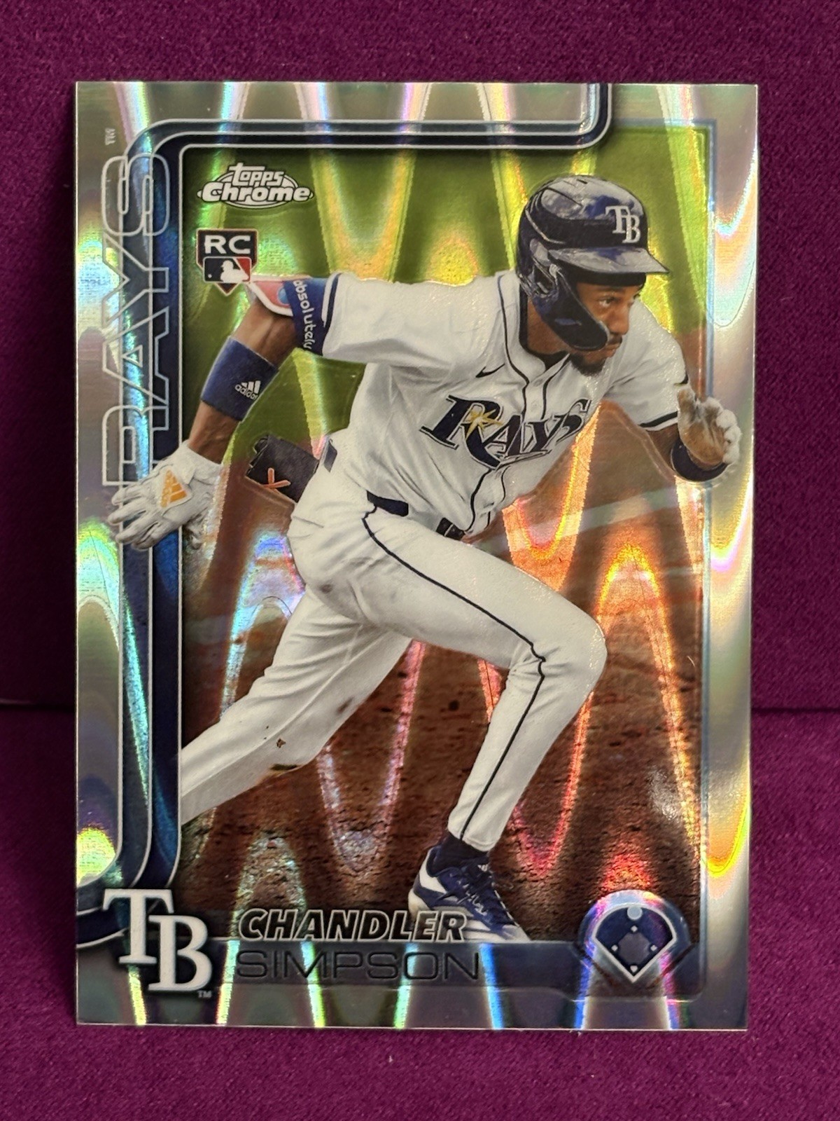 2025 Topps Chrome Update - Chandler Simpson #USC179 RayWave Refractor (RC)