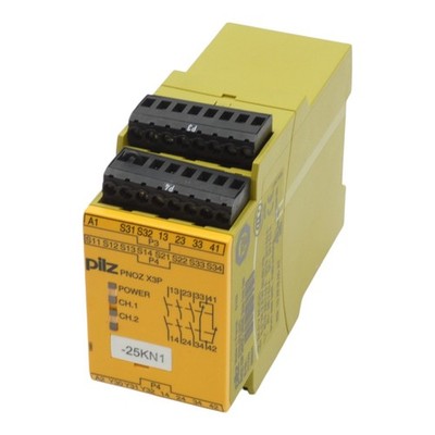 Pilz PNOZ X3P 777310 24VDC 24VAC 50-60 Hz Sicherheitsschaltgerät -used/Attn.-