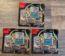 3x Pokemon Mega Evolution Phantasmal Flames 3 Pack Blister Lot of 3 Weavil