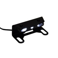 License Plate Holder Zieger Pro Black with Light LED for BMW 06-08 R 1200 S