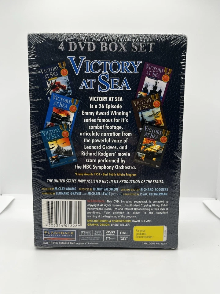 Victory At Sea DVD Complete Series 26 Eps Documentary All Regions Sealed Box Set - Image 2 of 4