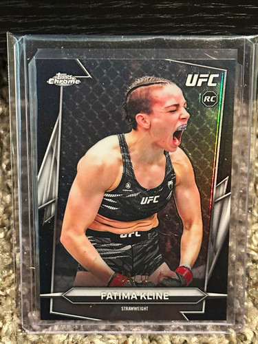 2026 Topps Chrome UFC Fatima Kline RC Rookie Black Refractor /10