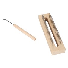 Wooden Knitting Loom With Loom Hook Wooden Knitting Loom Set For Scarf Sock Hat