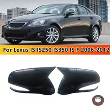 Carbon Fiber Rearview Mirror Cover Caps For Lexus IS IS250 IS350 IS F 2006-2012