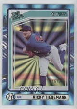 2024 Donruss Rated Prospects Carolina Blue Laser /249 Ricky Tiedemann #130 05ns