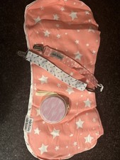 Dodo Babies Girls Burp Cloths, Pacifier Container And Clips