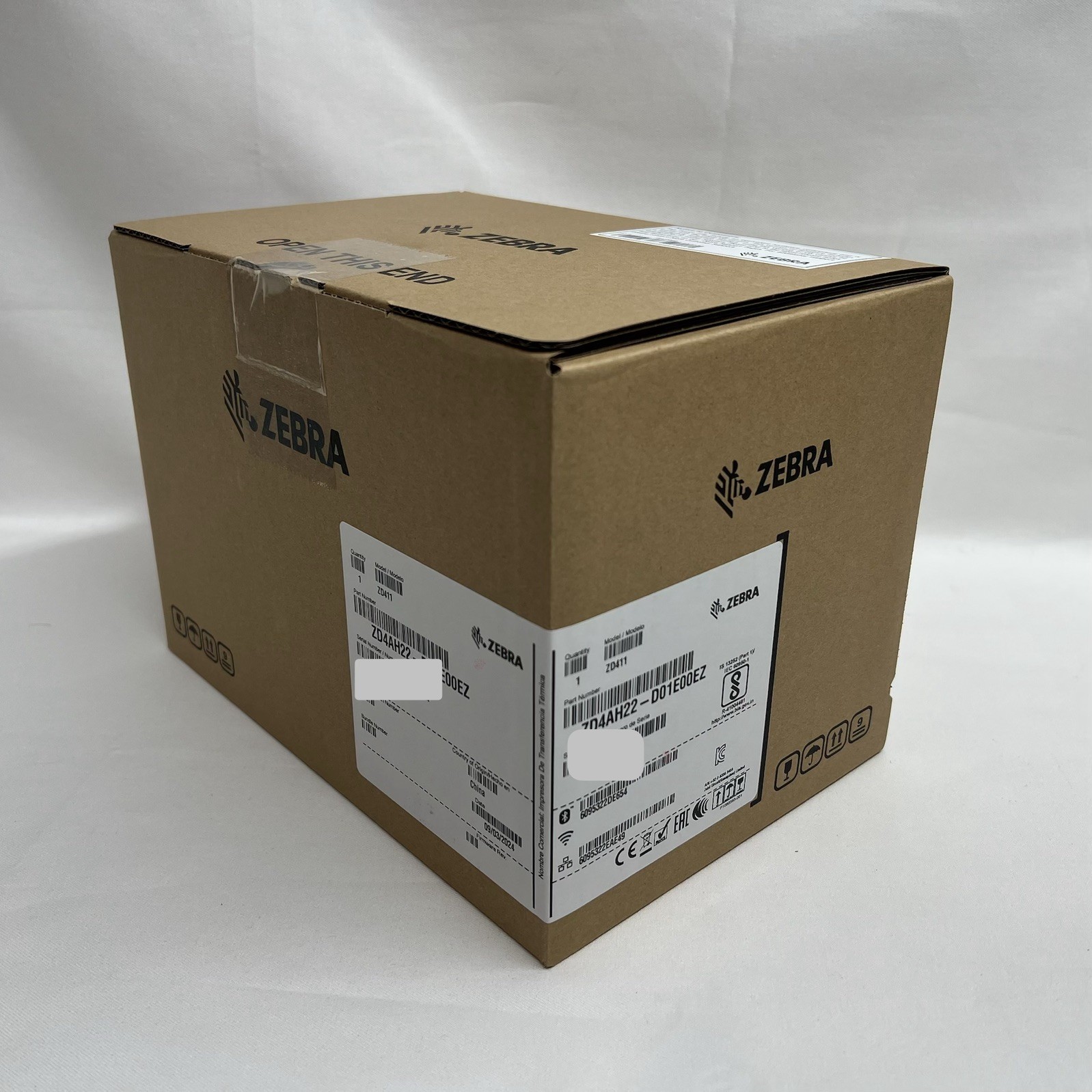 Zebra ZD411 Label Printer Model ZD411 MPN ZD4AH22-D01E00EZ
