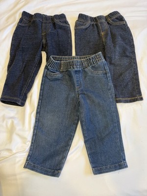 Toddler Jeans / Pants Size 18 Month - Bundle Of 3 - Soft Jeans Elastic Waist