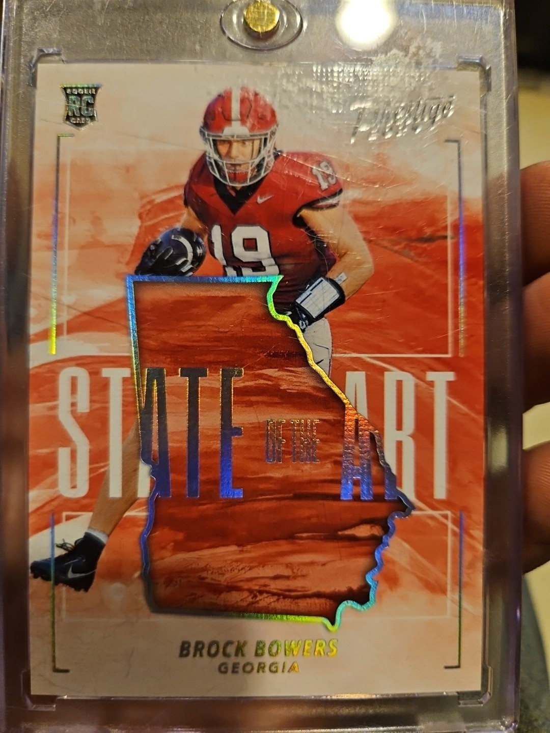 2024 Prestige Football 💥 Brock Bowers State of the Art Rookie ~ CASE HIT SSP RC
