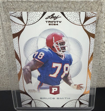 Leaf Trinity Pristine Auction 2024 Bruce Smith #15 Football Card