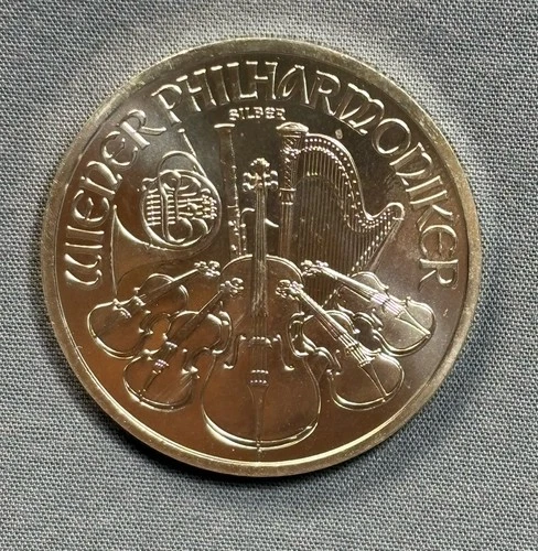2021 Austrian Silver Philharmonic 1 oz — photo from the most recent tracked eBay sale