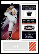 2018 Panini Elite Extra Edition PRIZM Parker Caracci #USA-PC