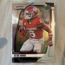 RATED PROSPECT 2025 Panini Prizm Draft Picks Deion Burks #163 Sooners Football