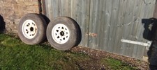 Daihatsu Fourtrak vintage spoked wheels