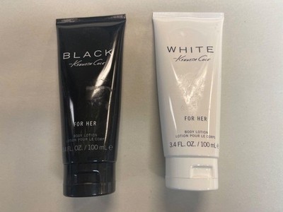 2 - BLACK AND White FOR HER by Kenneth Cole for Women 3.4 oz 100 ml BODY LOTIONS