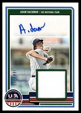 2023 Panini Stars & Stripes ADAM HACHMAN MATERIAL AUTO 184/200 SM-AH