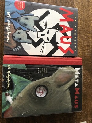 Art Spiegelman Maus Complete Paperback + MetaMaus Companion Book Lot
