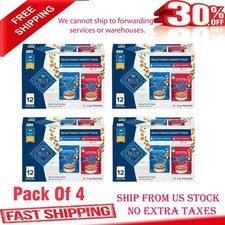 Blue Buffalo Delectables Variety Pack Adult Dog Food Topper Chicken Beef 3 oz 12