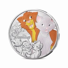 2025 France - Disney Animation Classics - Aristocats 10€ Silver Coloured BU